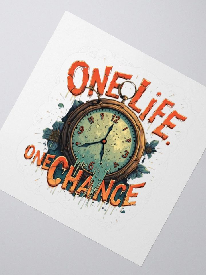 Melting Clock Surreal Stickers product image (5)