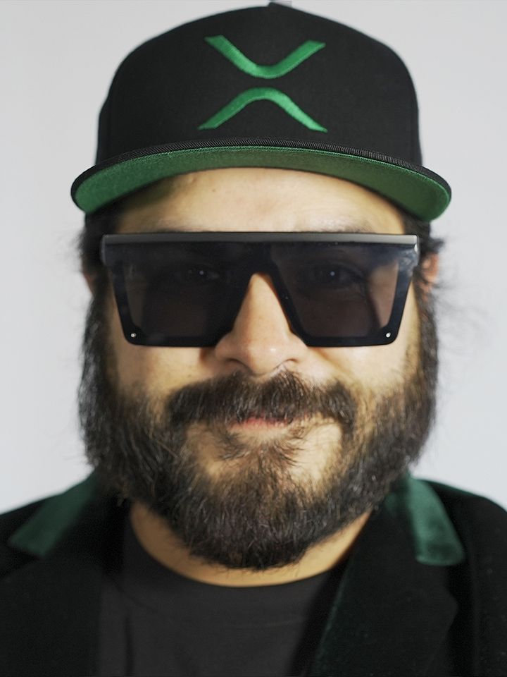 Green XRP Logo Snapback product image (1)