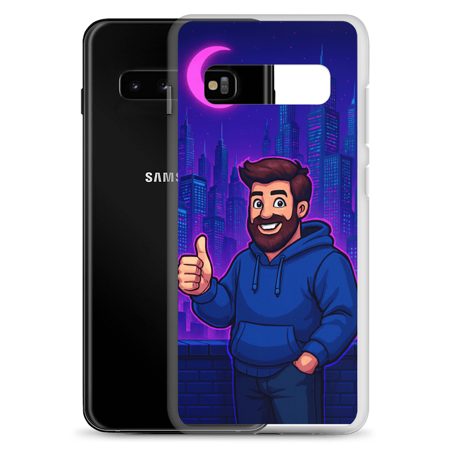 Thumbs Up City – Neon Pixel Samsung Case product image (23)