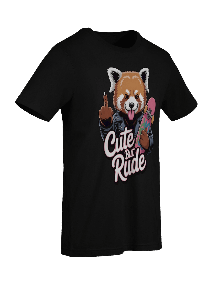 Cute But Rude Red Panda Skateboarder T-Shirt product image (87)