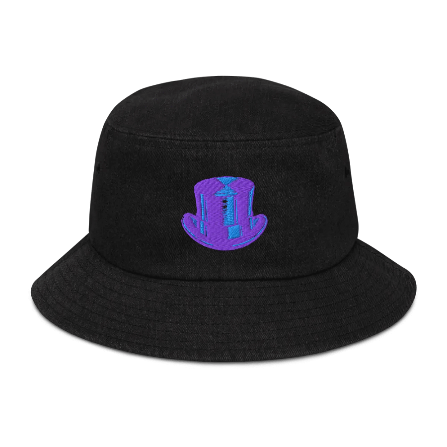 Pixelated Perfection Denim Bucket Hat product image (1)