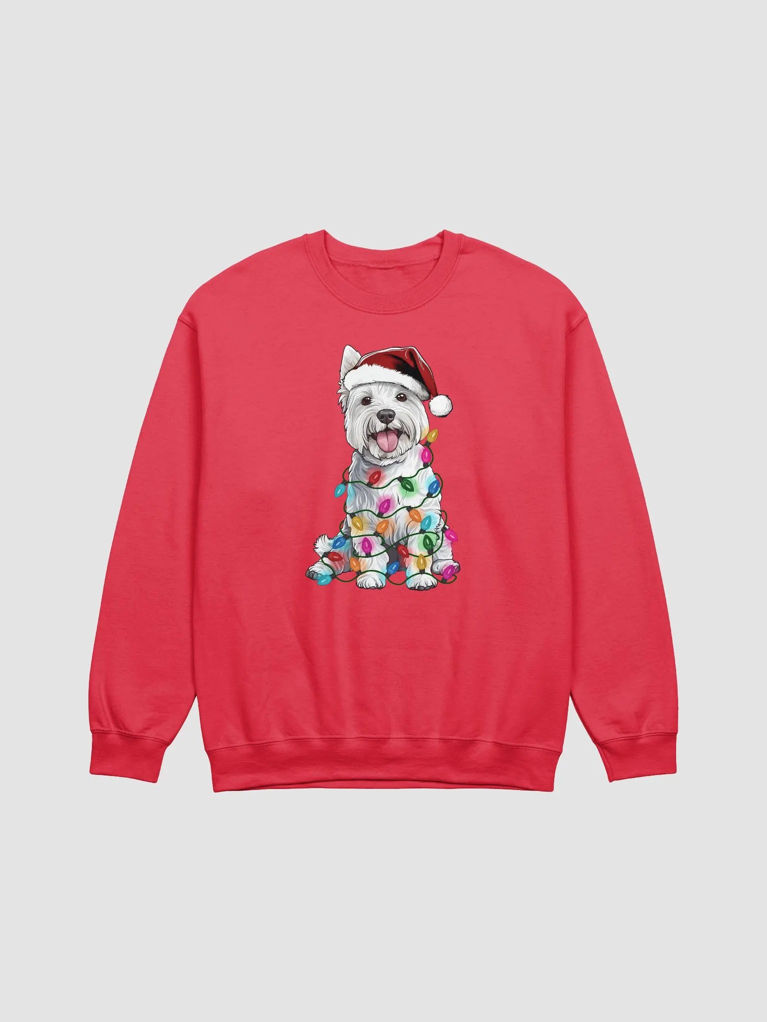 Funny West Highland White Terrier Christmas Sweatshirt product image (26)