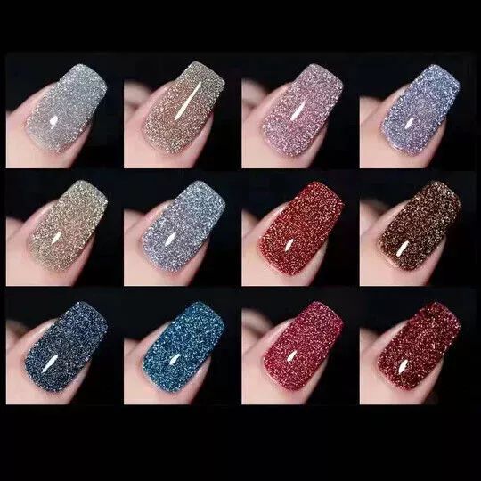 High Density Glitter Nail Gel Polish, High Density Glitter Nail Polish Gel product image (2)