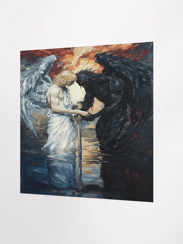 Ethereal Conflict Matte Poster product image (2)