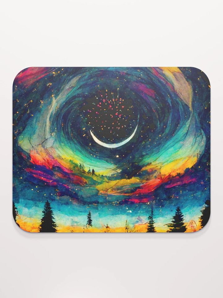 Whimsical Crescent Moon Mouse Pad product image (2)