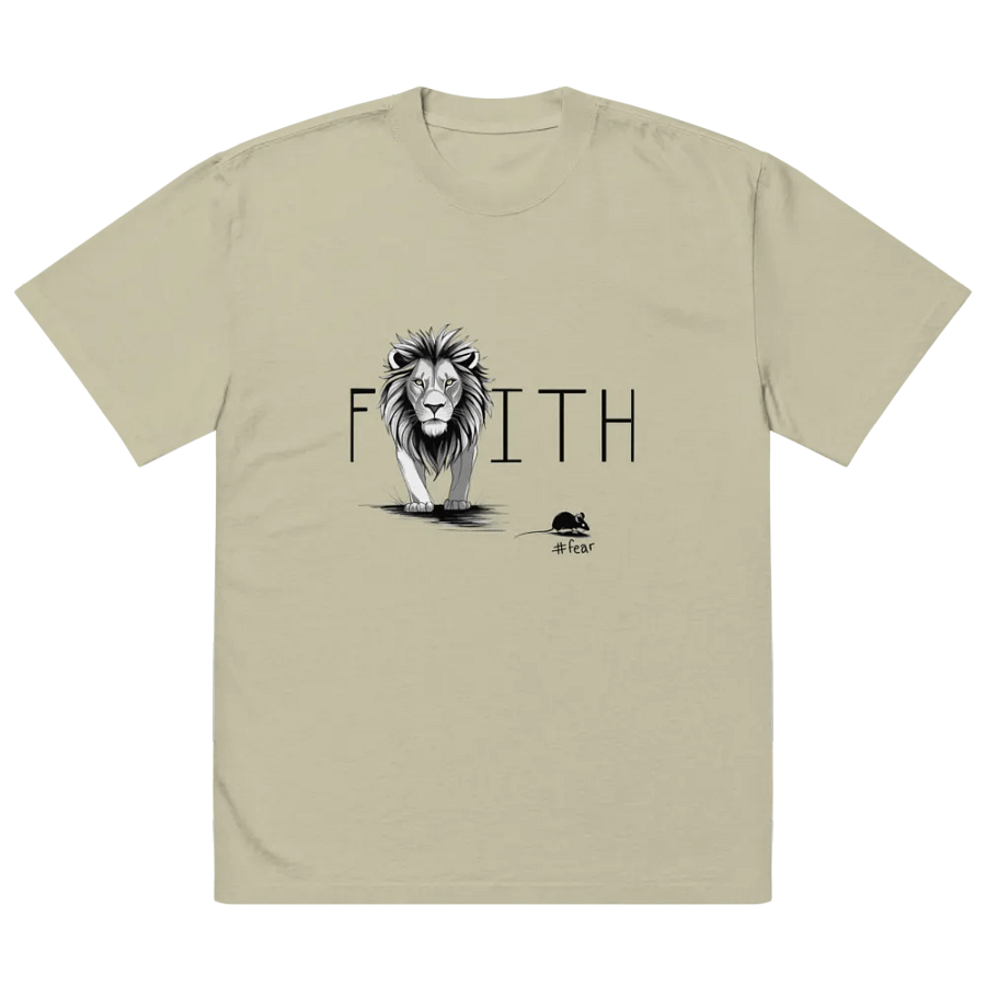 Faith Over Fear Green T-shirt product image (2)