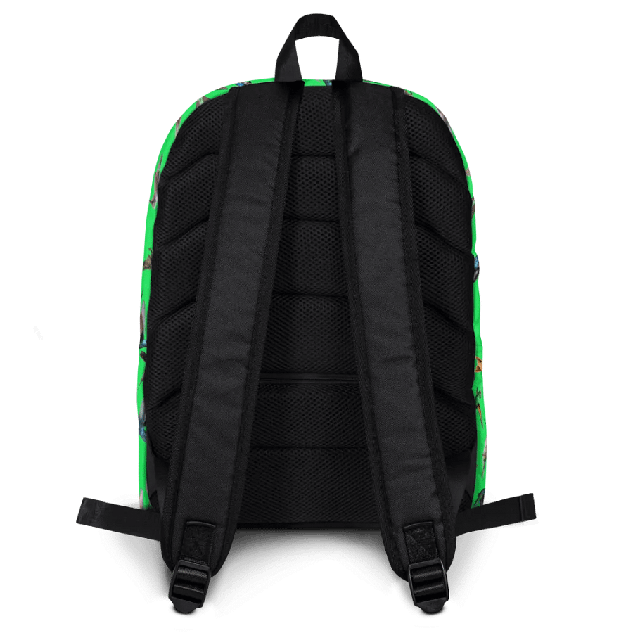 vibrant green hummingbird Backpack for the young at heart product image (8)
