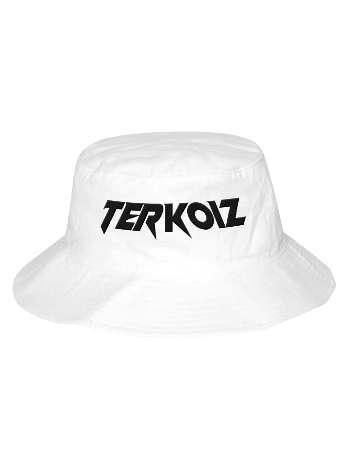 TERKOIZ LOGO BUCKET HAT (WHITE) product image (1)