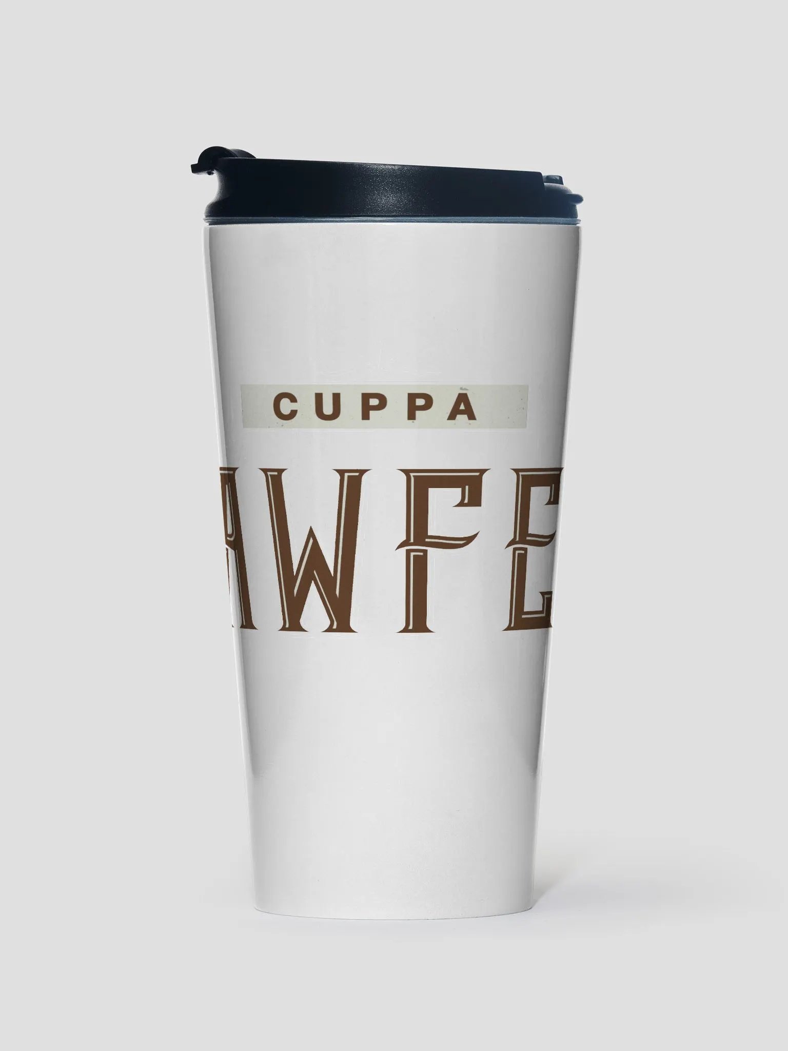 Cuppa Cawfee Stainless Steel Travel Mug product image (1)