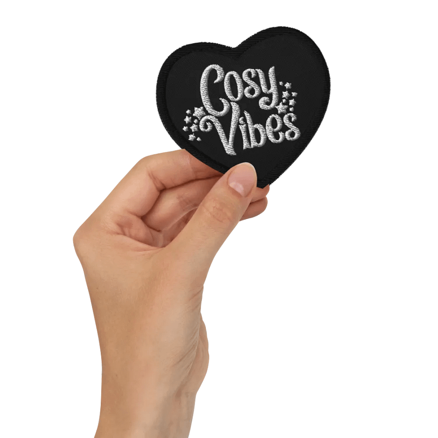 I Heart Cosy Vibes Embroidered Patch product image (2)