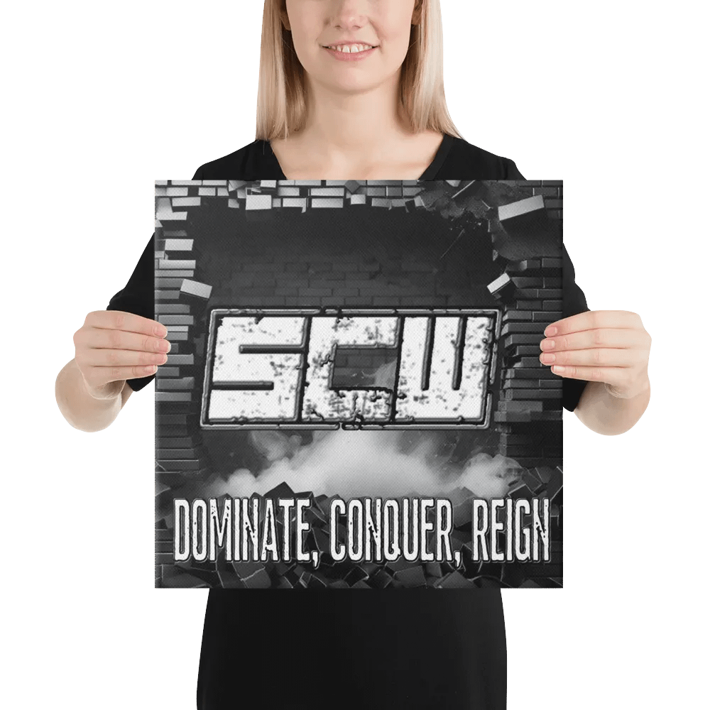 SCW Logo and Mantra Canvas Poster product image (2)