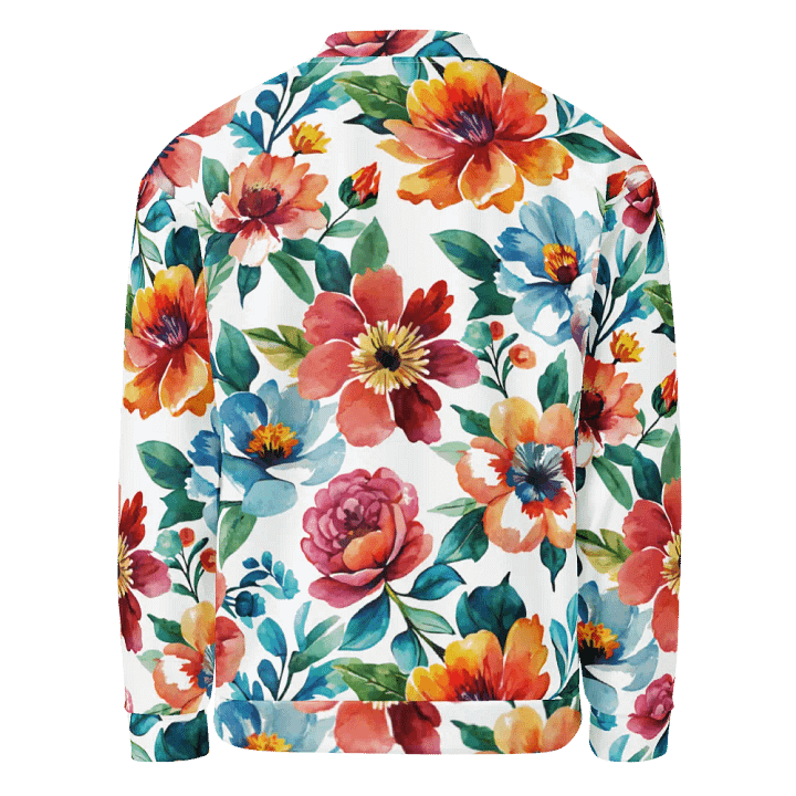 Floral Fusion All-Over Bomber Jacket product image (2)