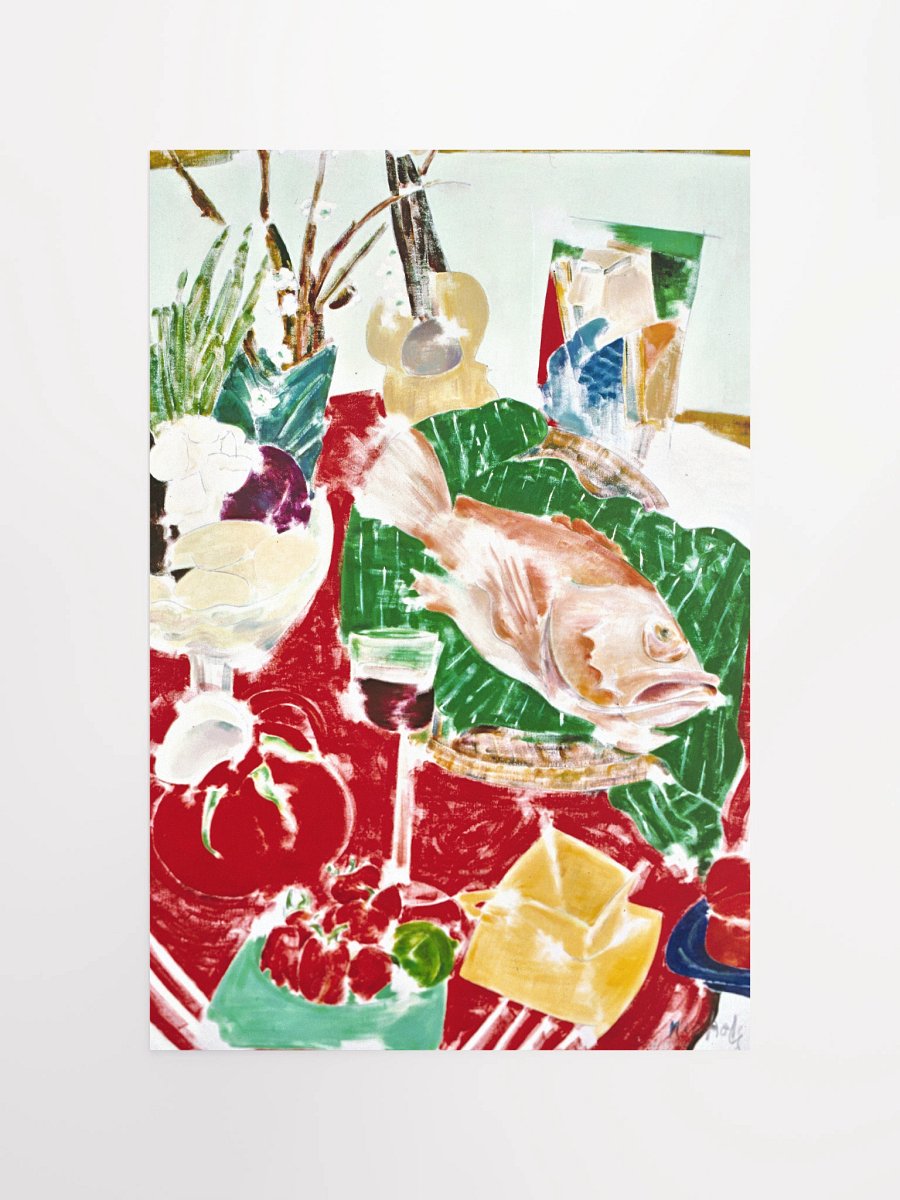Still Life with Fish #2 (1985) print product image (7)