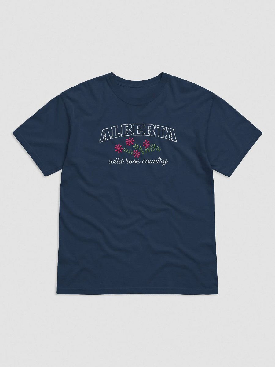 Alberta Wild Rose Country Center Embroidery Tee product image (2)