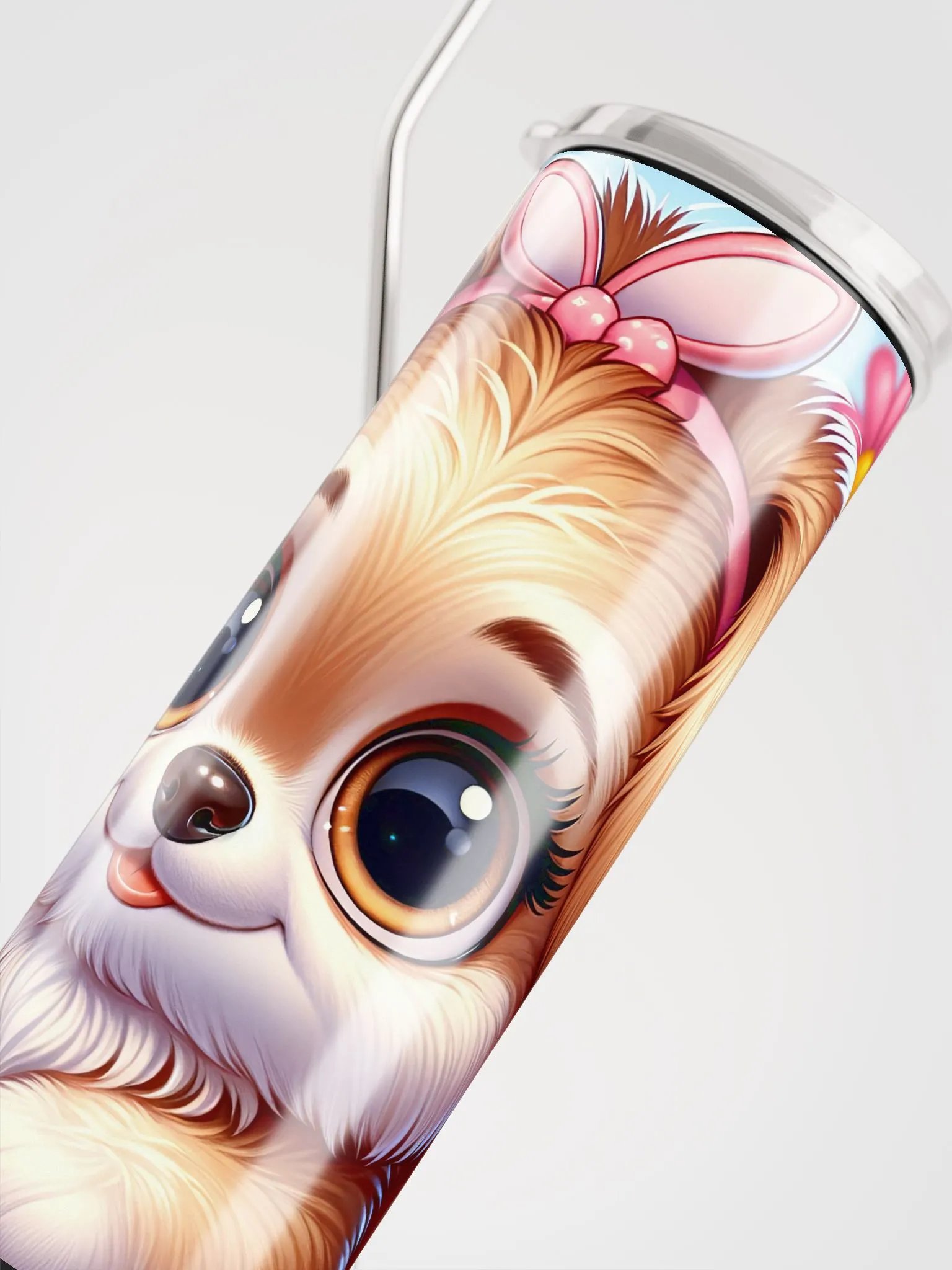 Easter Puppy Stainless Steel Tumbler product image (9)