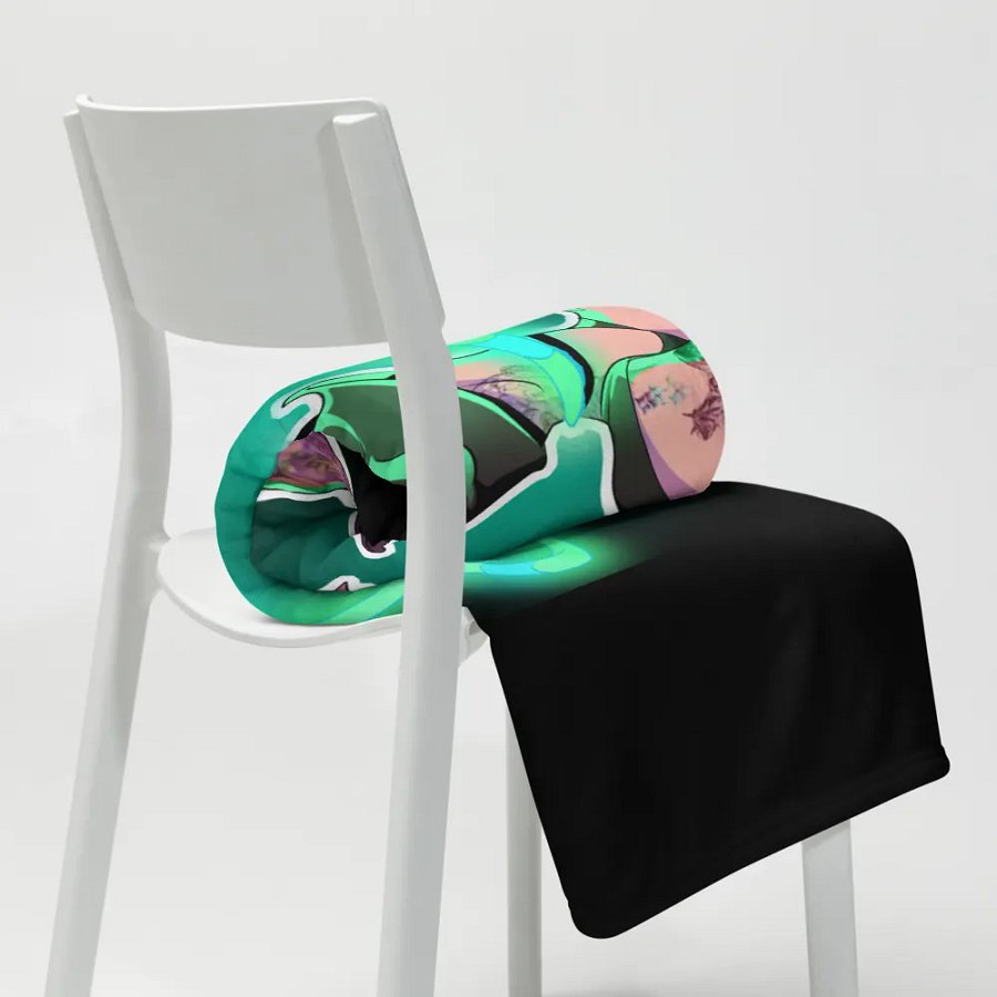 Hoop Ninja Throw Blanket product image (20)