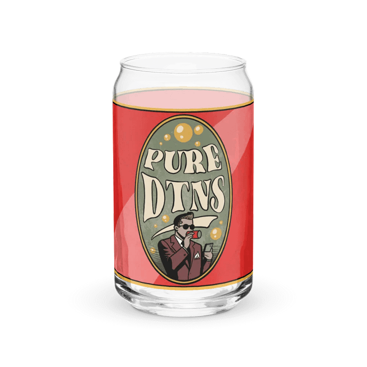 Pure DTNS Soda Can Glass product image (1)