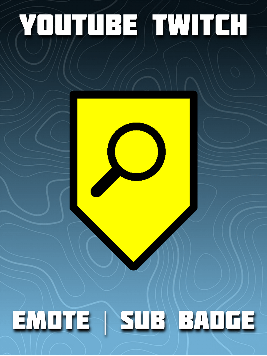 Scavenger Contract Icon YouTube Twitch Emote / Sub Badge product image (1)