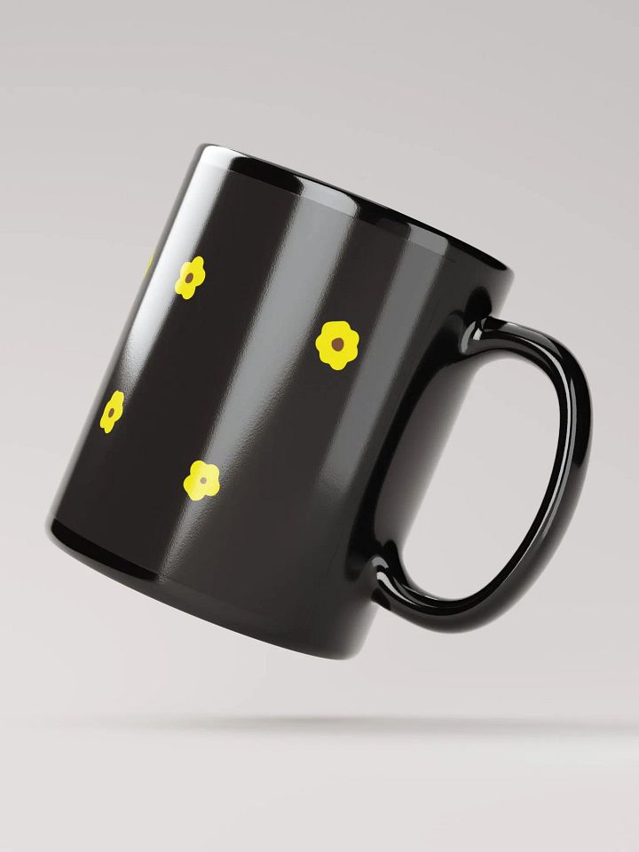 SMALL FLOWERS YELLOW BEAUTIFUL COLORS CONTRAST SHINY MUG product image (2)