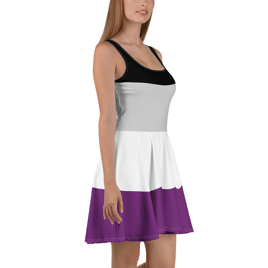 Asexual Pride Flag Skater Dress product image (3)