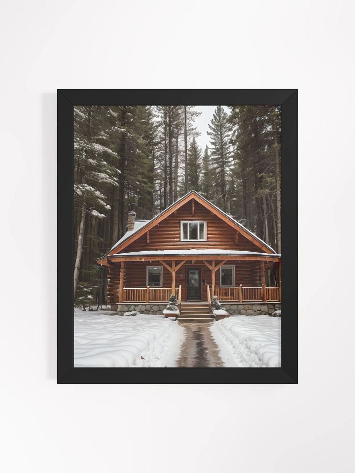 Cabin In Winter Snow product image (3)