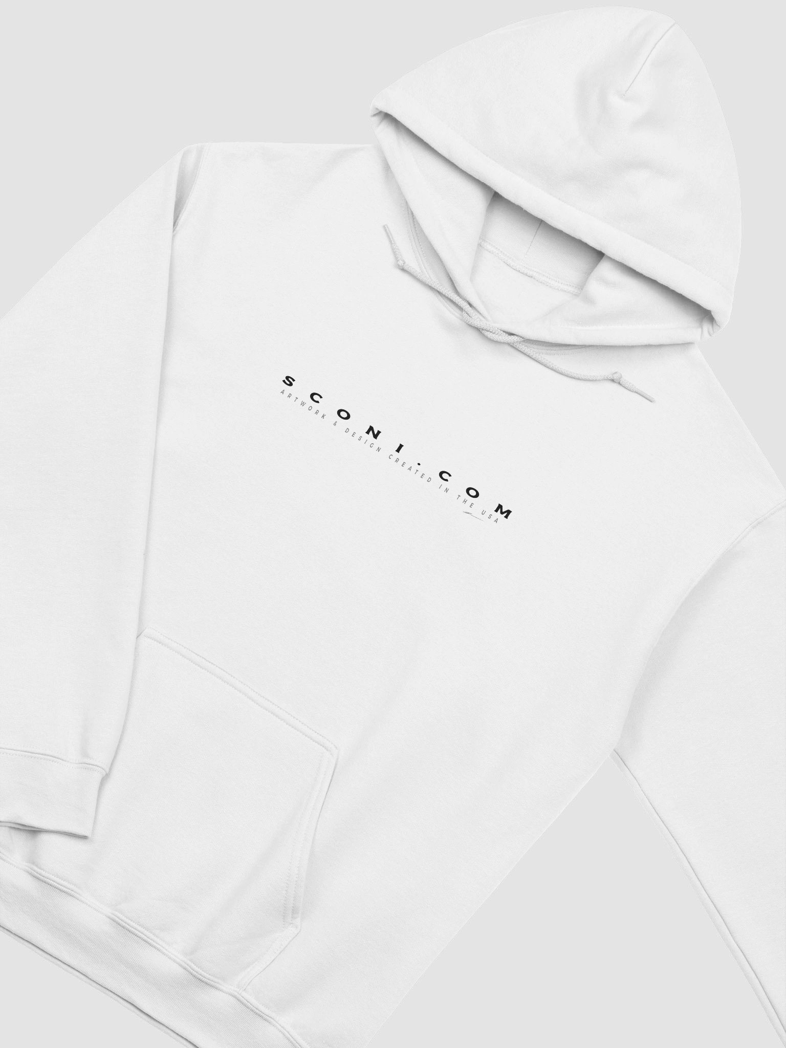sconiArt logo design 09, black. - unisex Hoodie. product image (2)