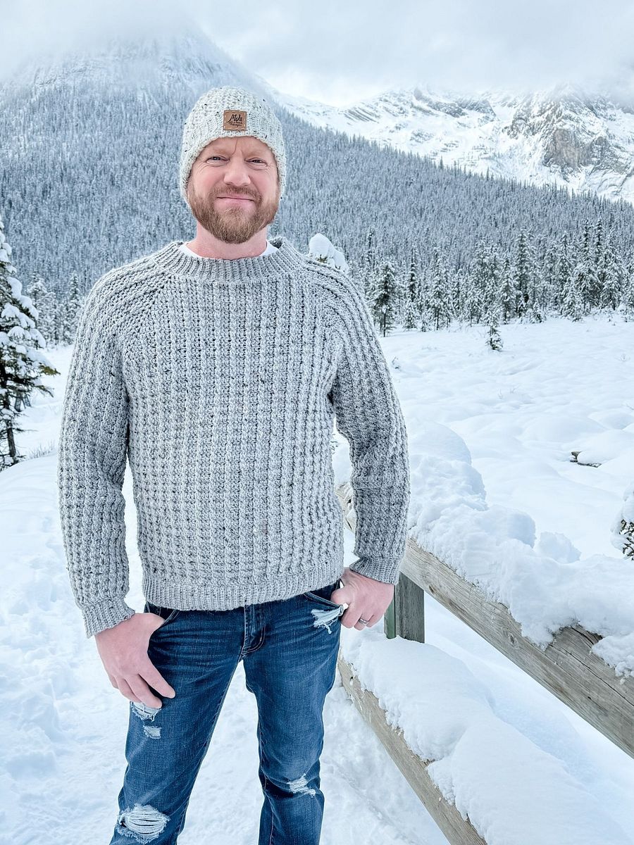 Winter Wonder Cable Pullover Crochet Pattern product image (7)