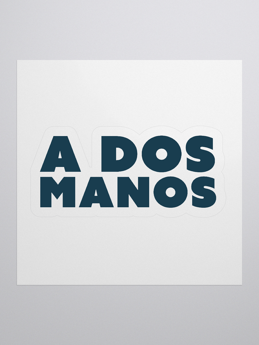 A dos manos sticker product image (1)