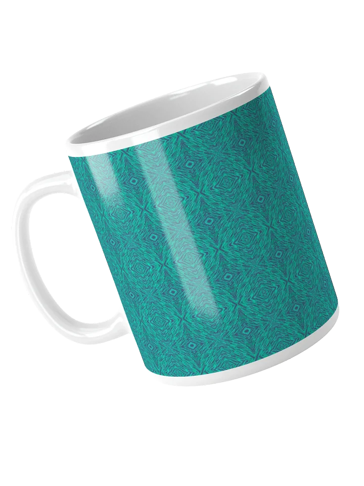 Moss Frost – White Glossy Mug product image (2)