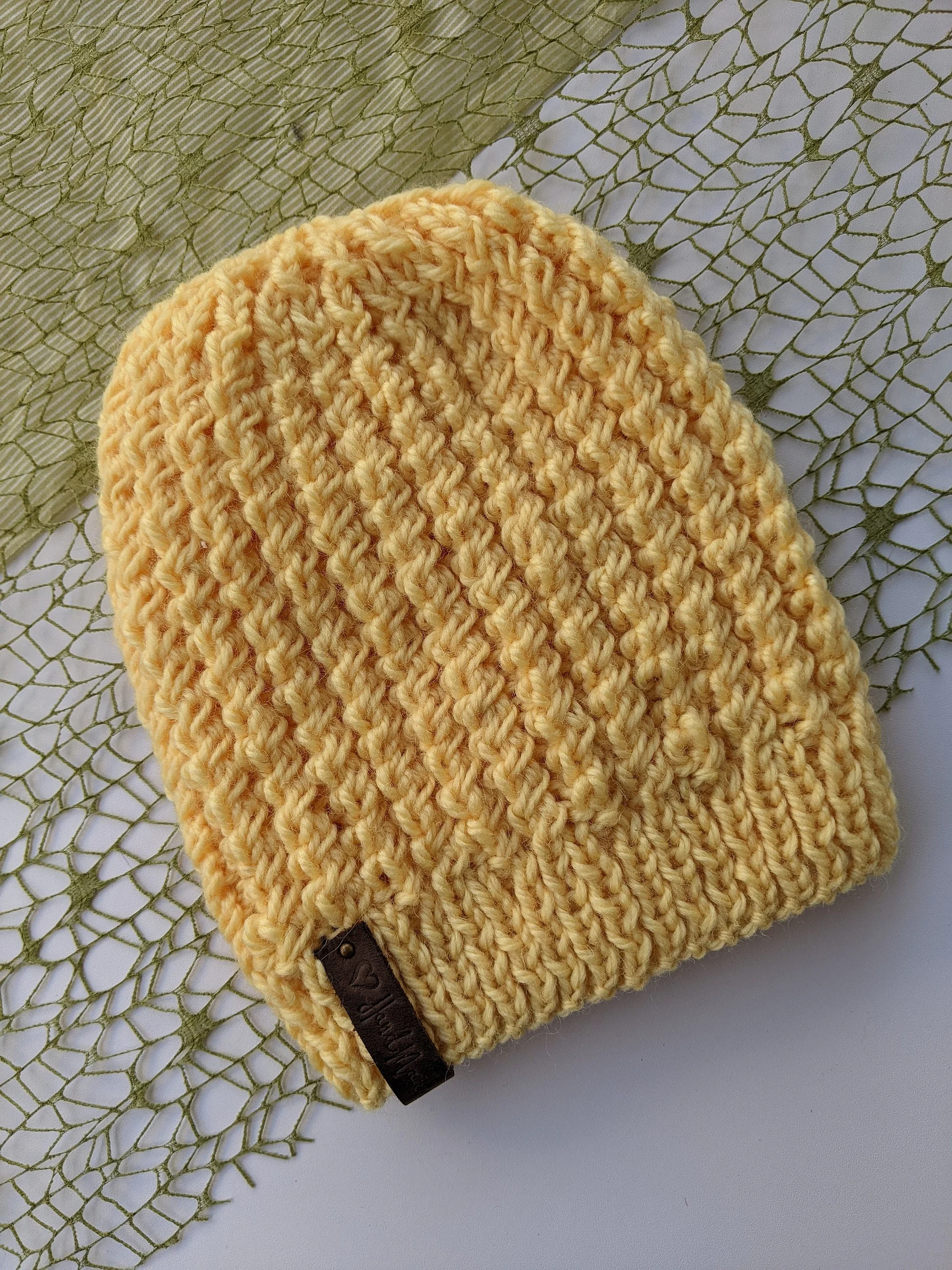 Flat Knit Classic Beanie Pattern product image (5)