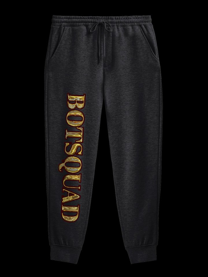 Reflective Gold 'BOTSQUAD' Joggers product image (1)