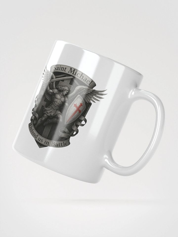 St Michael Defend Us In Battle Mug product image (4)