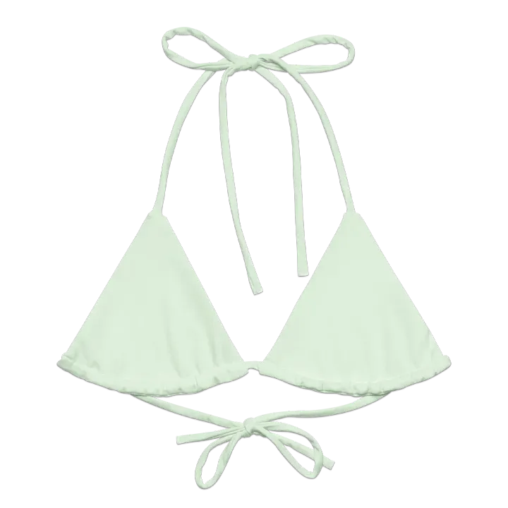 Honeydew Recycled Padded String Bikini Top product image (2)