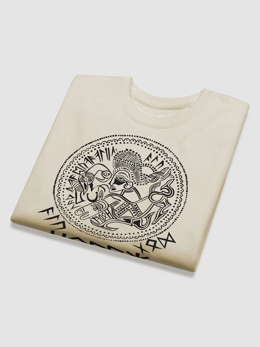 ODIN ALU GOD Bracteate Sweater (black print) product image (3)