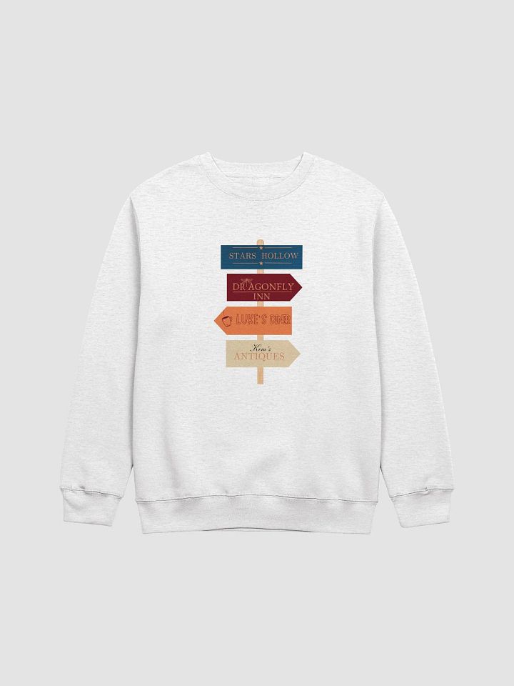 Gilmore Girls Sweatshirt - Stars Hollow Sign with Iconic Locations product image (2)