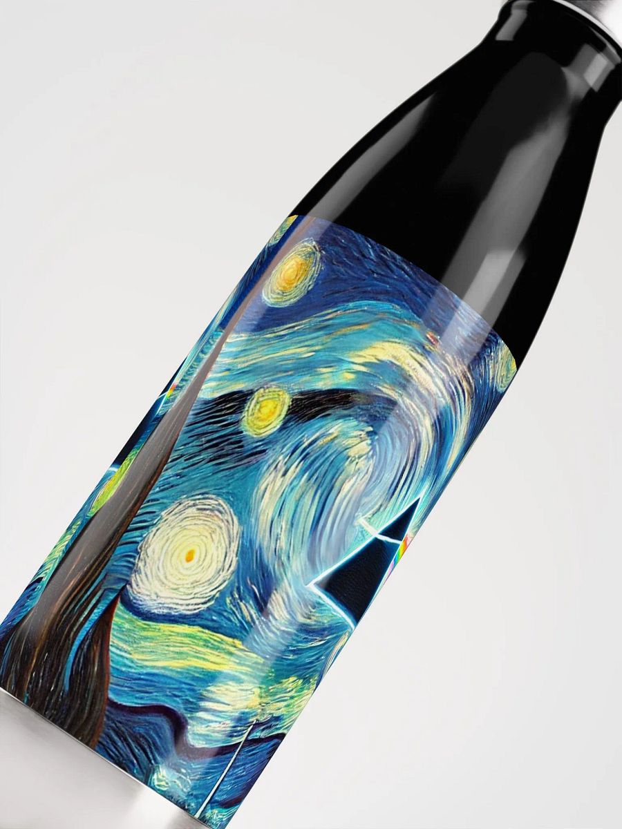 💧 Pink Floyd – Dark Side of the Moon Van Gogh-Inspired Stainless Steel Water Bottle product image (9)