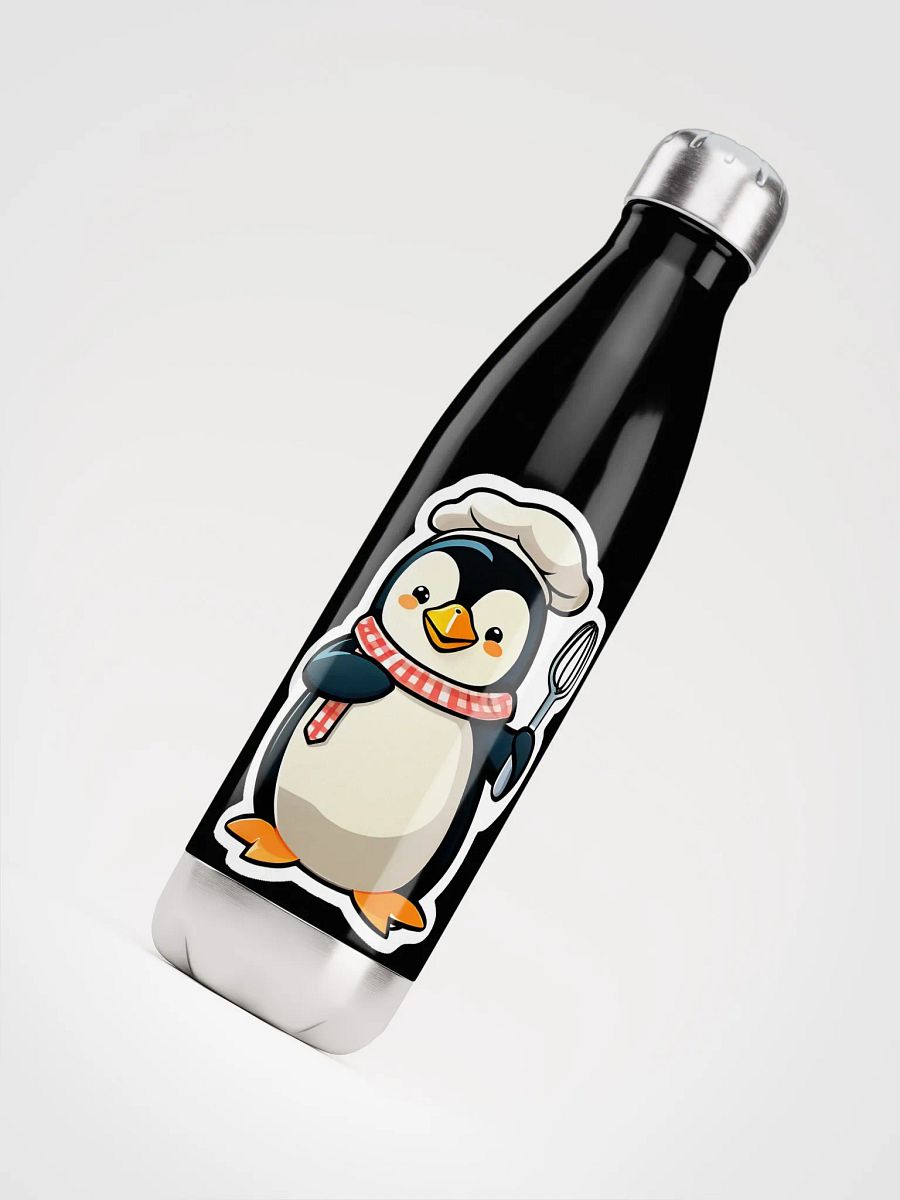 Whisking Penguin Stainless Steel Water Bottle product image (7)