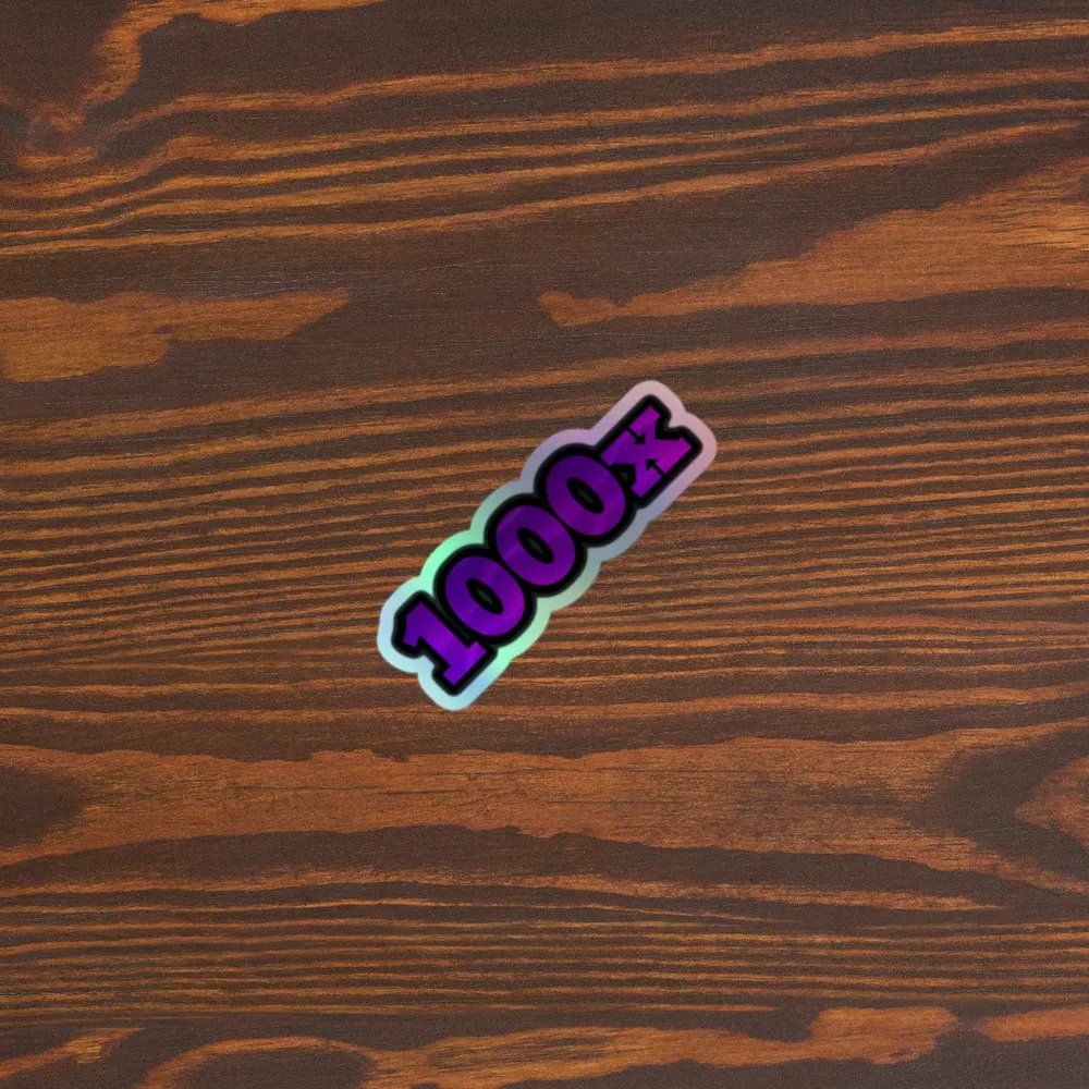 1000X Holo Sticker product image (3)