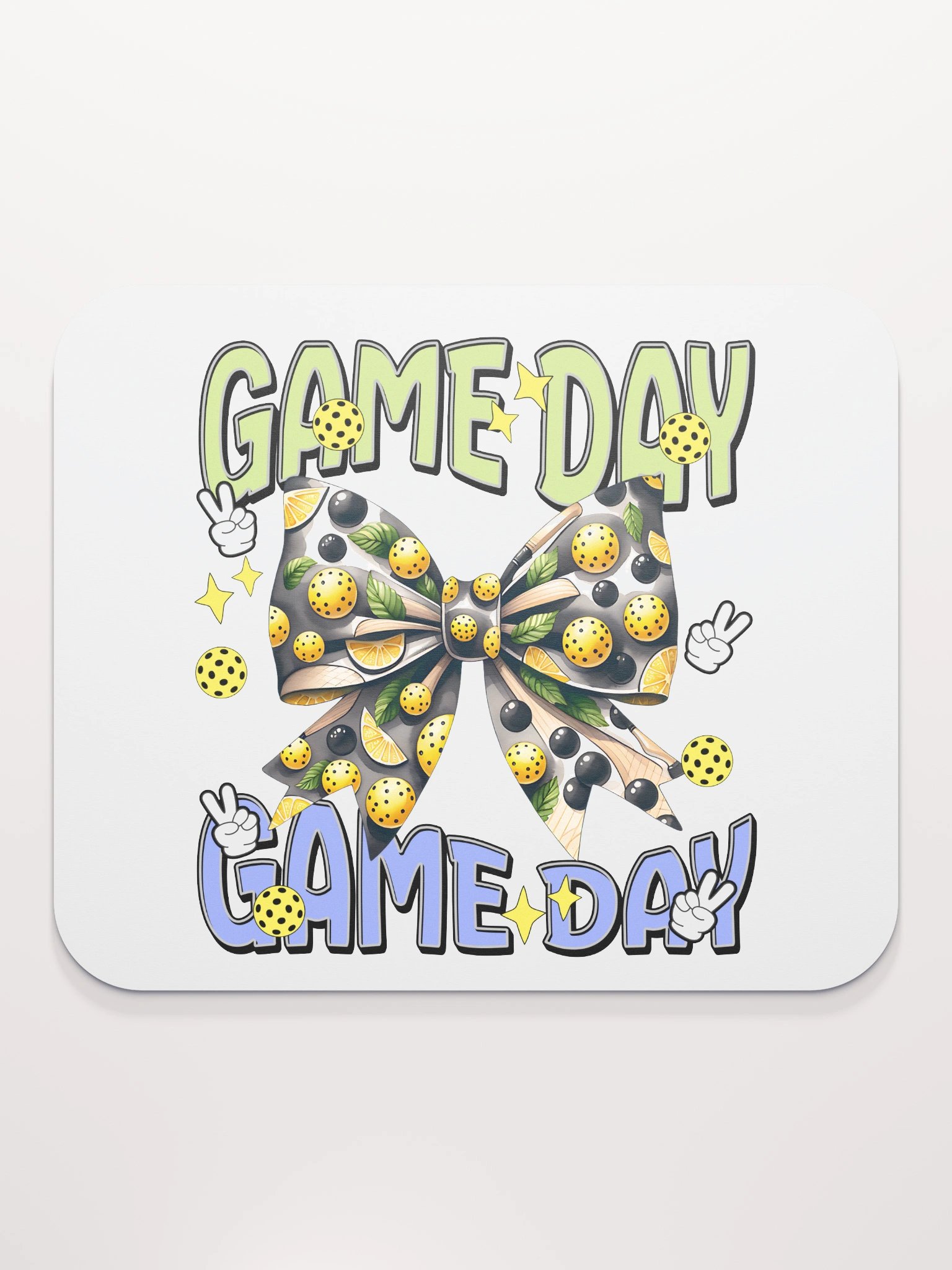 Game Day Bow Pickleball Mouse Pad product image (2)