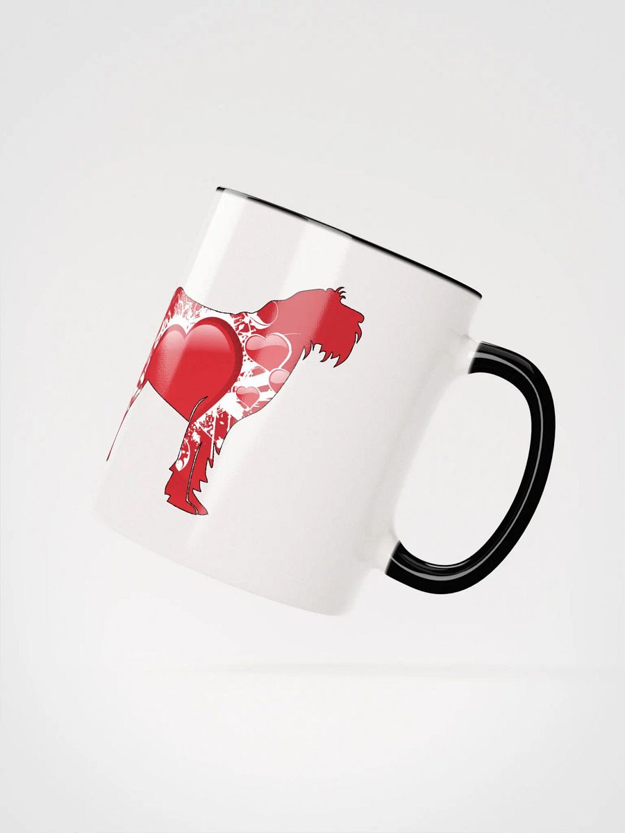 Spinone Italiano filled with big red hearts mug product image (15)