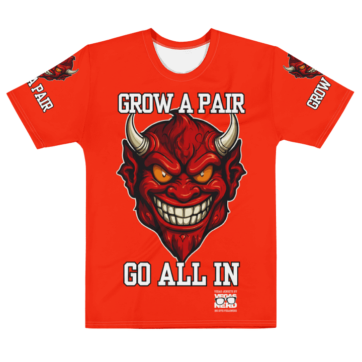 Grow A Pair - GO ALL IN AOP Polyester Tee product image (1)