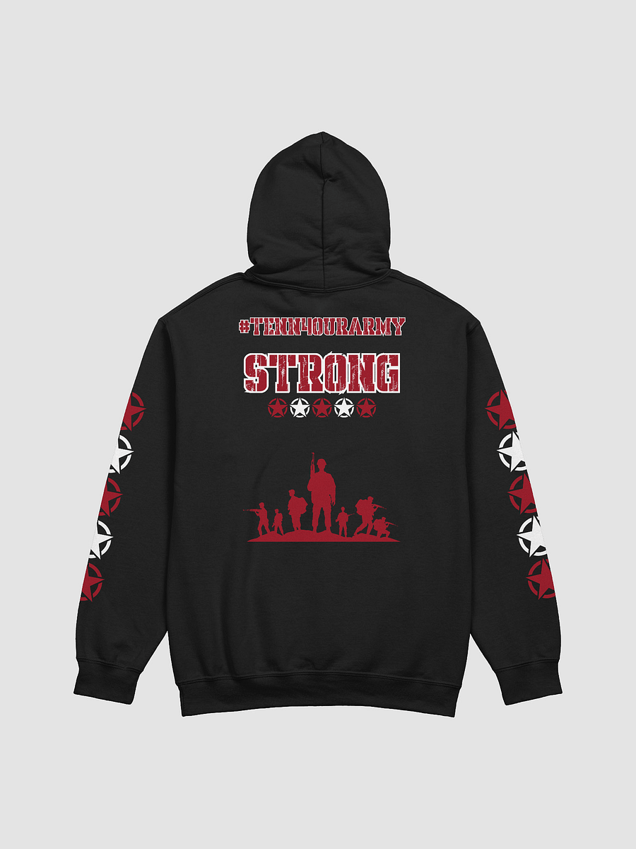 #TeNN4OURARMY Hoodie Red & White product image (5)