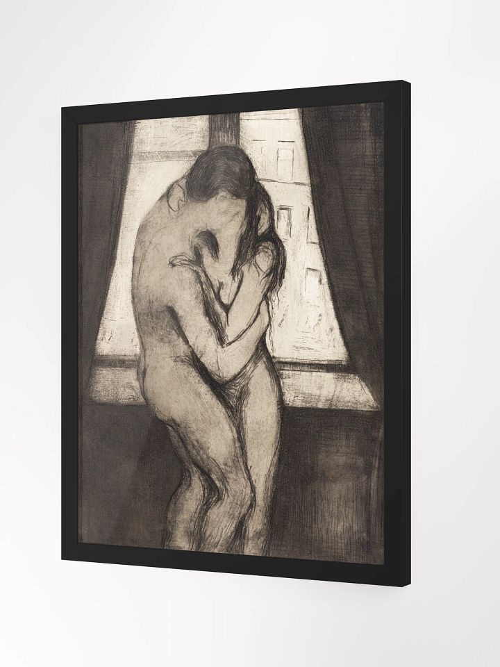 Framed Poster - Edvard Munch, The Kiss c. 1895 product image (2)