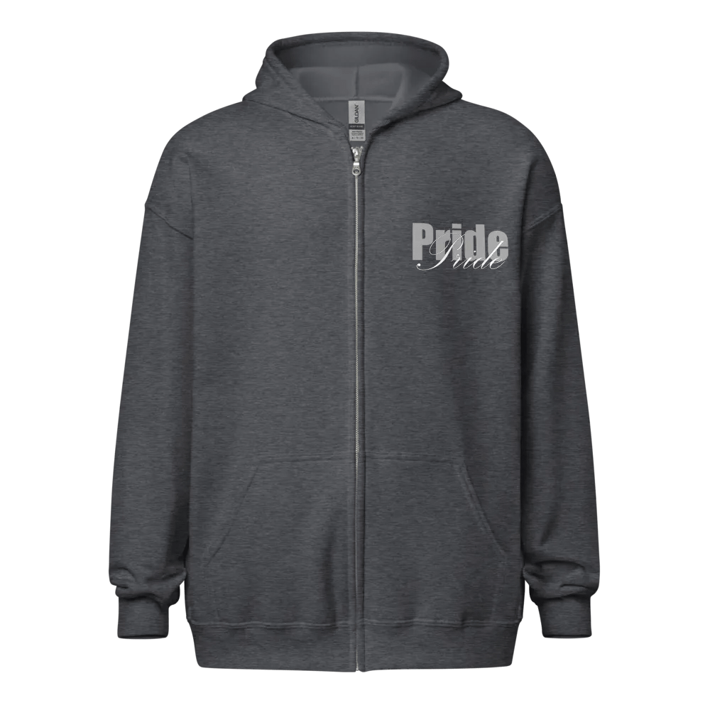 Crystal Pride Heart Zip-Up Hoodie product image (2)