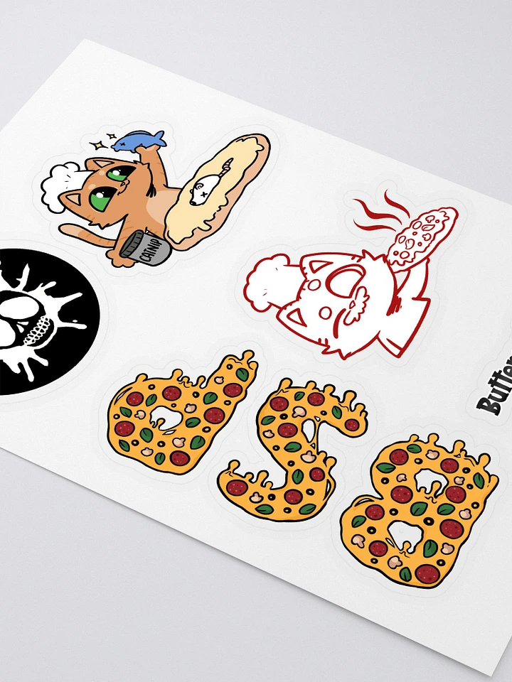 Cat Cookin' Sticker Pack (7 stickers) product image (2)