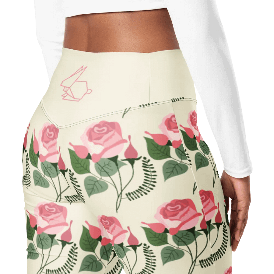 Rose Garden Flare Leggings product image (6)