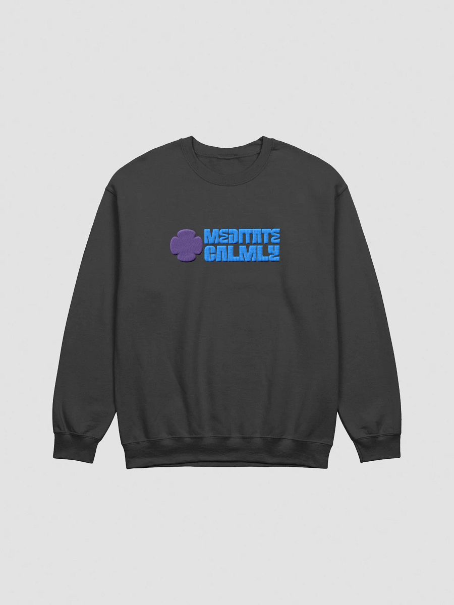 Meditate Calmly Logo Crewneck Sweatshirt product image (8)