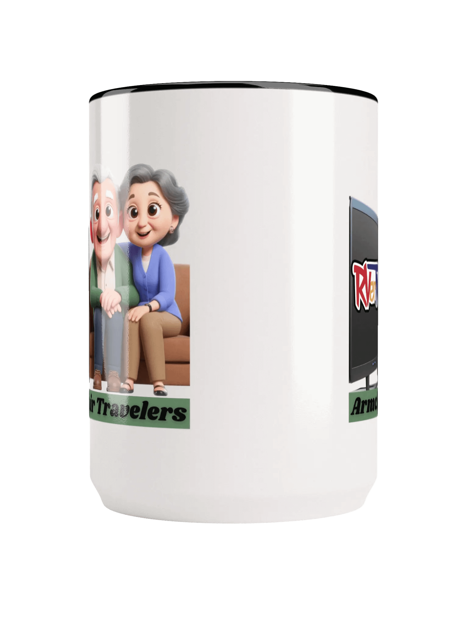 Armchair Travelers Couple - Coffee Mug product image (6)