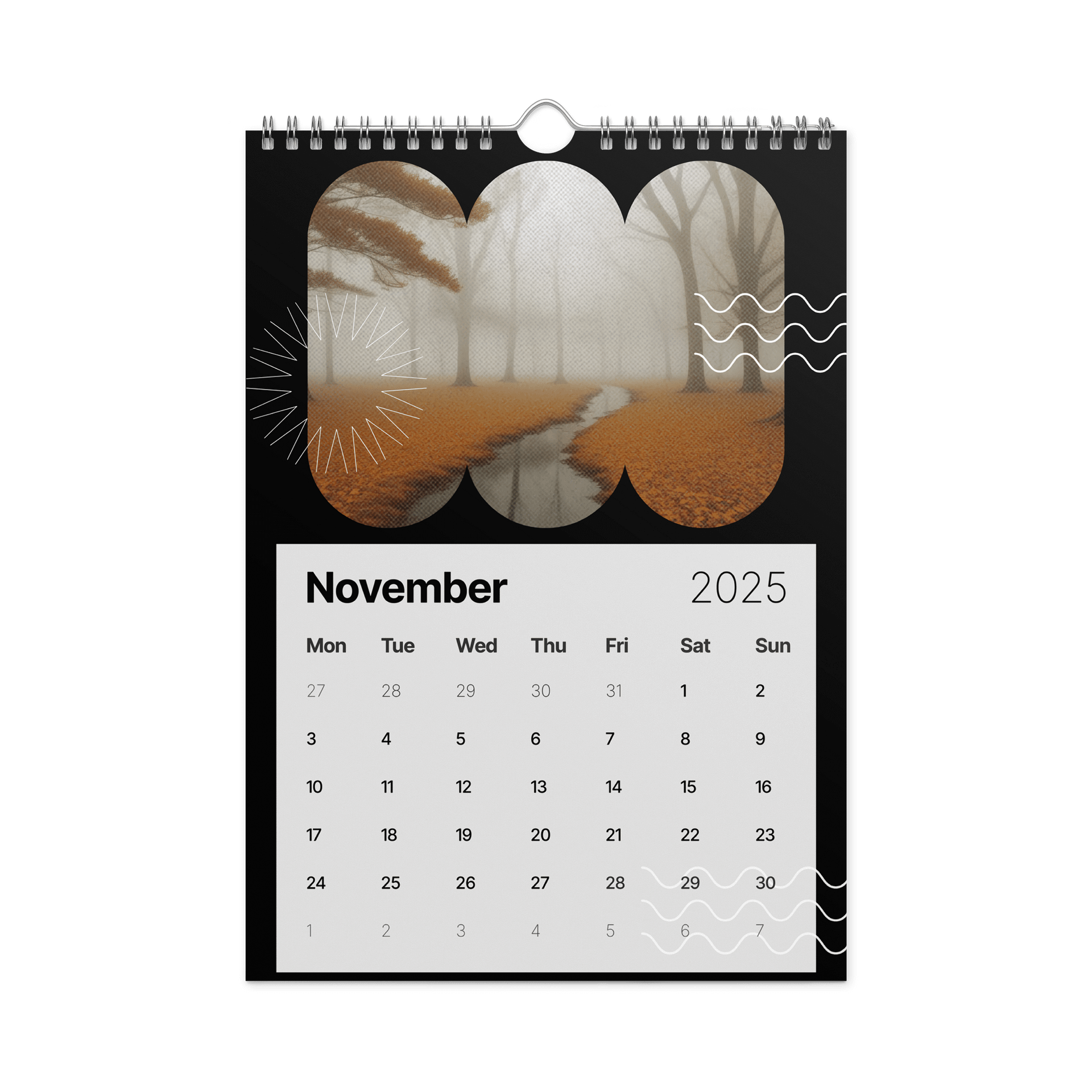 SEASONAL NATURE WALL CALENDAR 2026 product image (11)