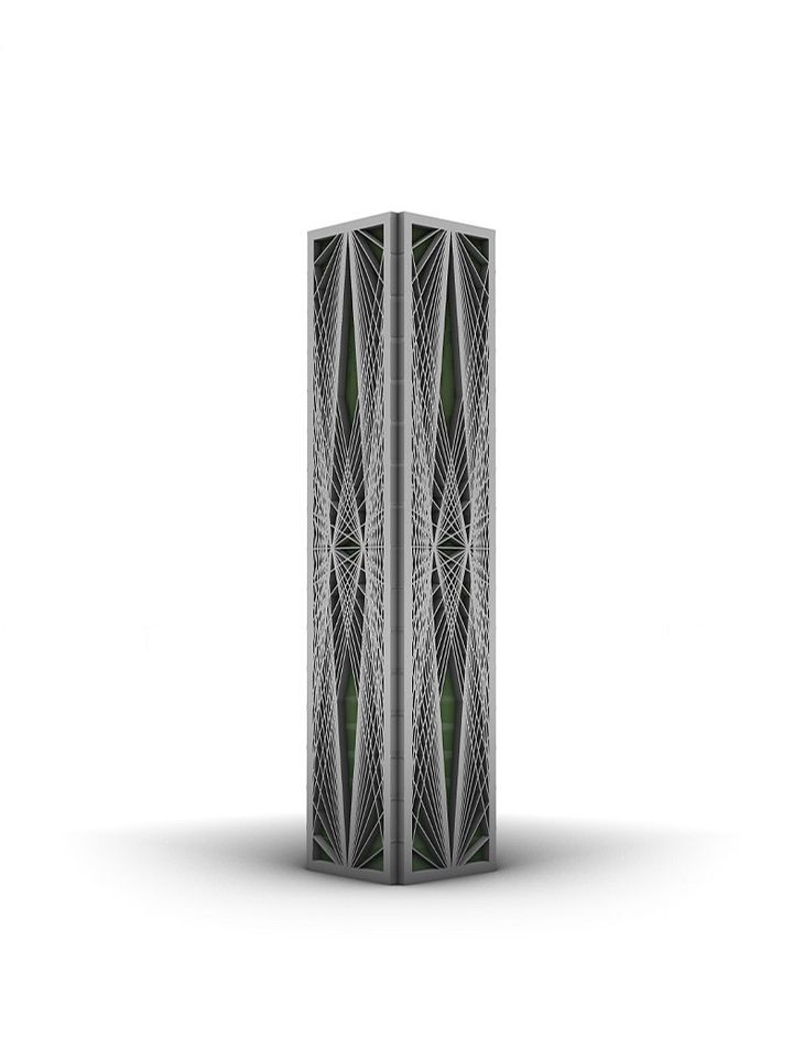 Grasshopper – EX 130 – Extrude + Polar array product image (1)